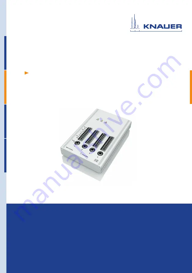 Knauer HPLC IFU 2.1 Скачать руководство пользователя страница 1