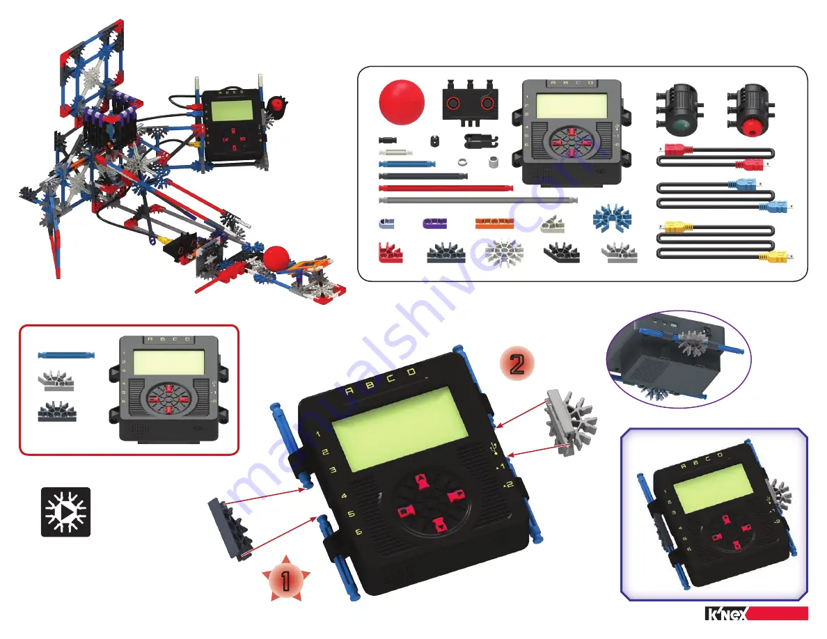 K'Nex Education BASKETBALL GAME Скачать руководство пользователя страница 1