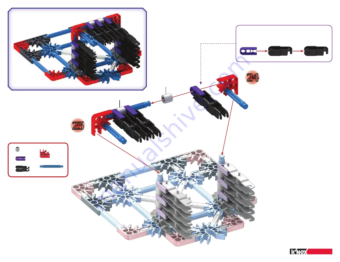 K'Nex Education BASKETBALL GAME Скачать руководство пользователя страница 14