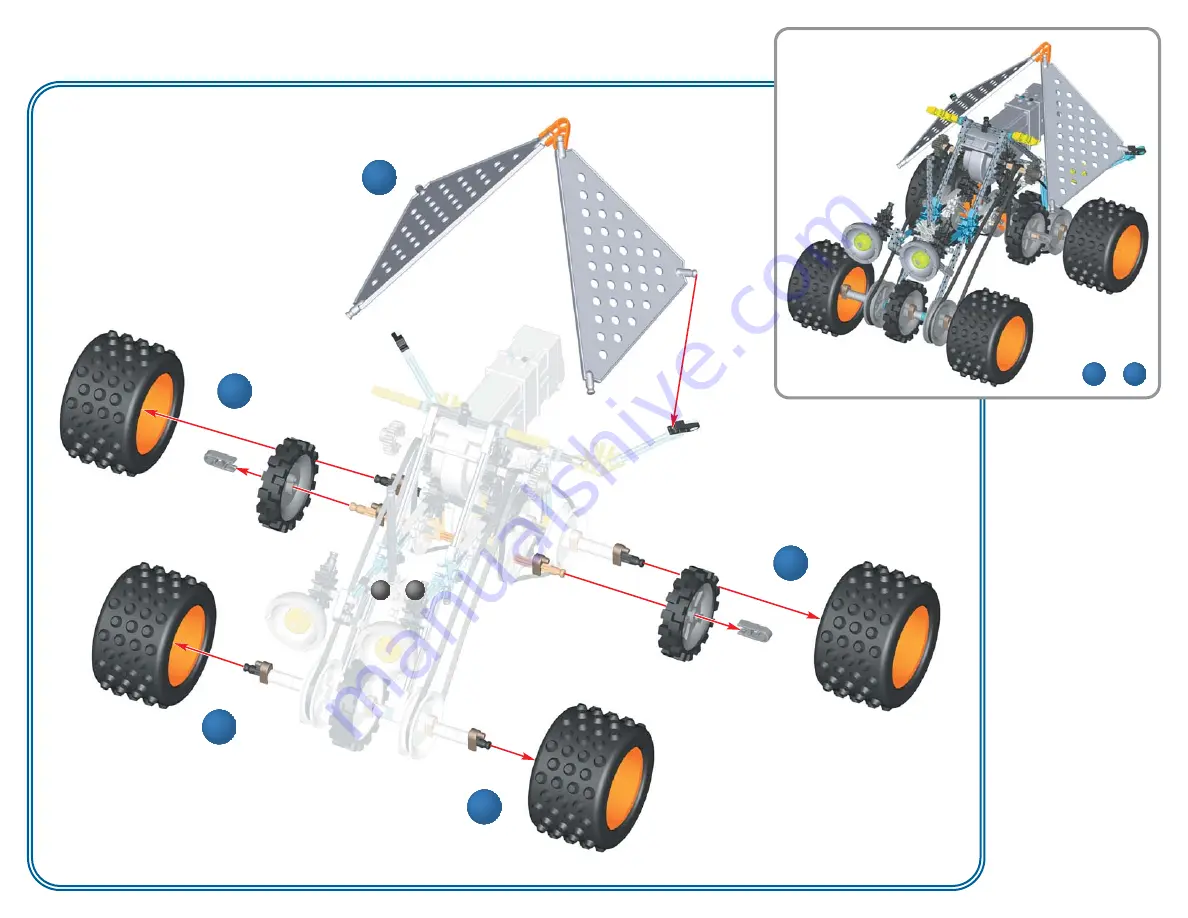 K'Nex ALL TERRAIN TREKKER Manual Download Page 9