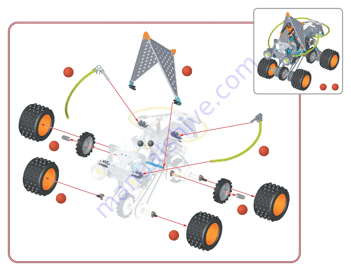 K'Nex ALL TERRAIN TREKKER Manual Download Page 22