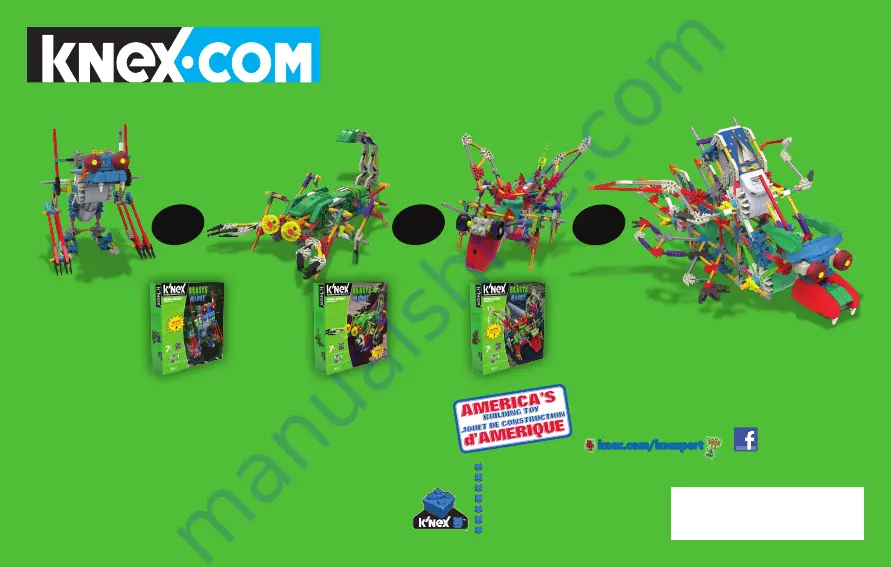 K'Nex BEASTS ALIVE ROBO-SMASH BUILDING SET Скачать руководство пользователя страница 20