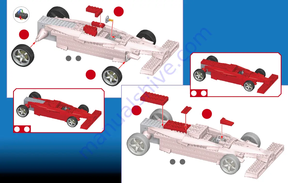 K'Nex COLLECT & BUILD RACECAR RALLY Series Скачать руководство пользователя страница 13