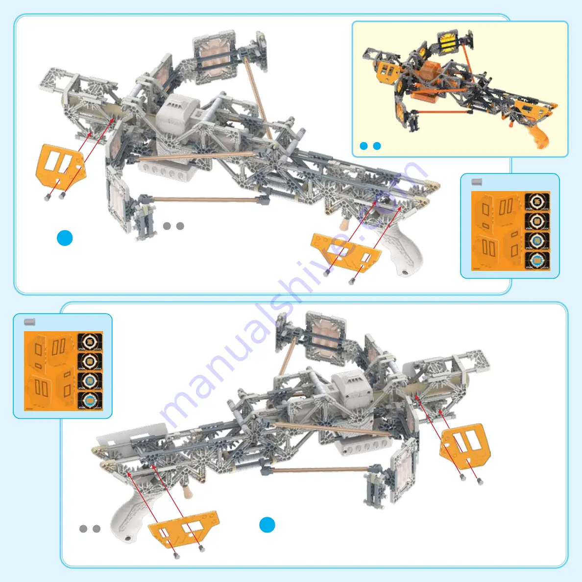 K'Nex Cyber-X C10 Crossover Legacy Assembly Instructions Manual Download Page 18