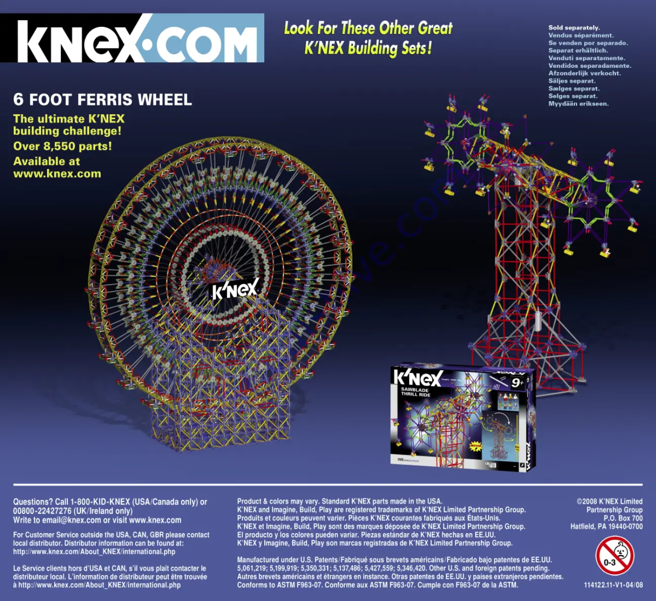 K'Nex Doubledare Dueling Coaster Manual Download Page 44