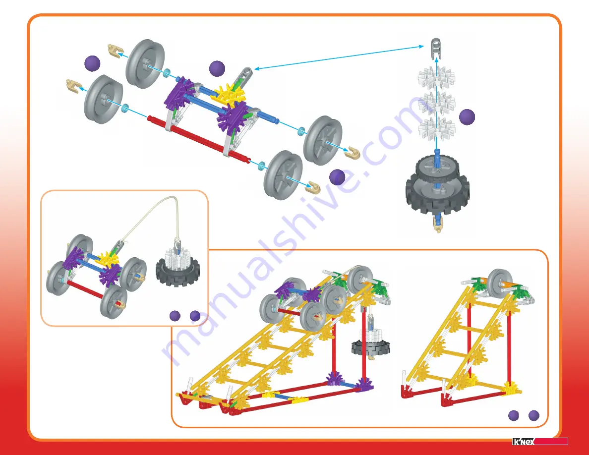 K'Nex Education SIMPLE MACHINES DELUXE INCLINED PLANES Manual Download Page 5