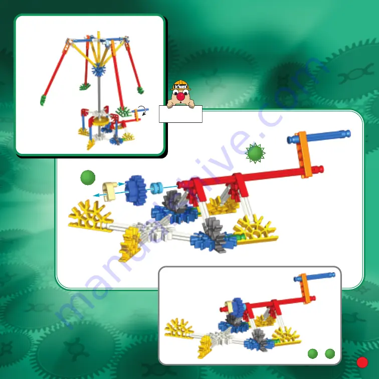 K'Nex GEAR ACTION 20 MODEL BUILDING SET Скачать руководство пользователя страница 7