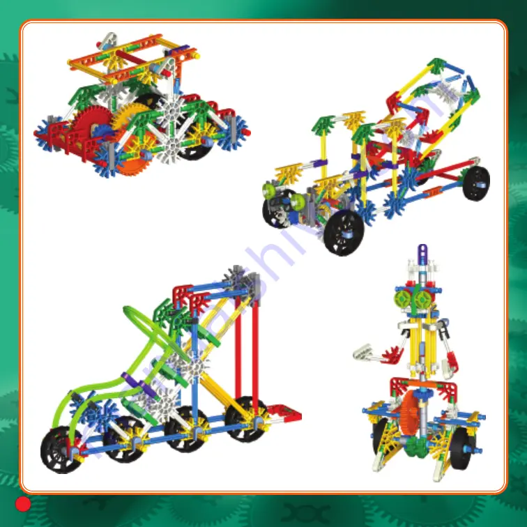 K'Nex GEAR ACTION 20 MODEL BUILDING SET Скачать руководство пользователя страница 36