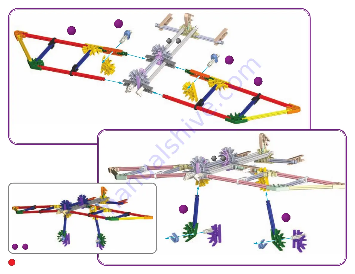 K'Nex GEAR ACTION Cement Truck Manual Download Page 19