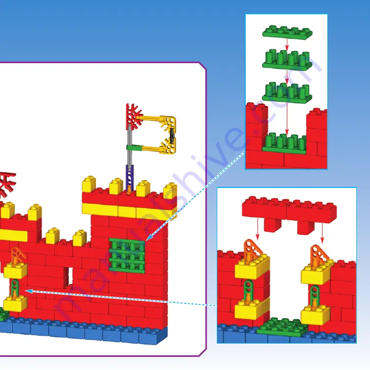 K'Nex Imagine-Build-Play BUILDING WITH BRICKS Скачать руководство пользователя страница 11