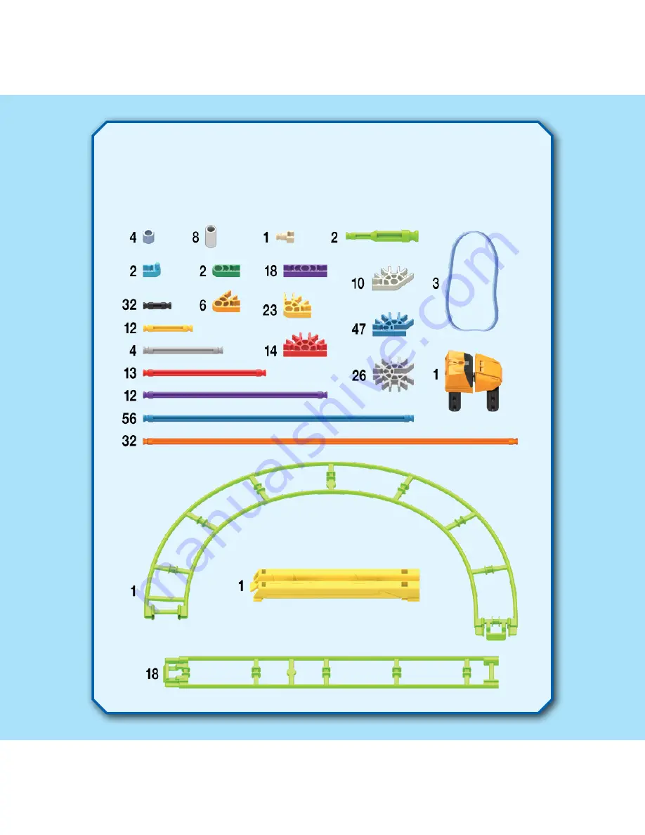 K'Nex INFINITE JOURNEY ROLLER COASTER Скачать руководство пользователя страница 3