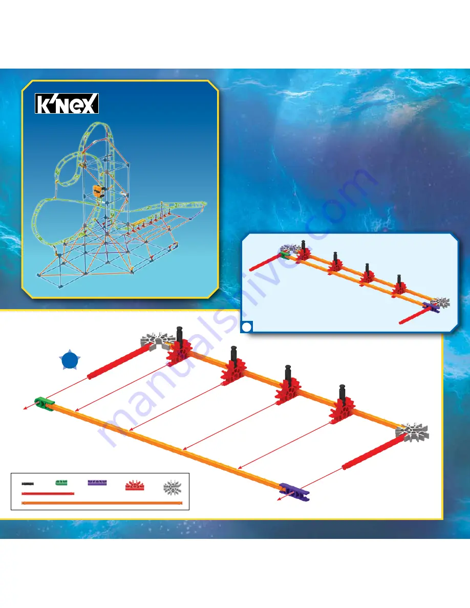 K'Nex INFINITE JOURNEY ROLLER COASTER Manual Download Page 4