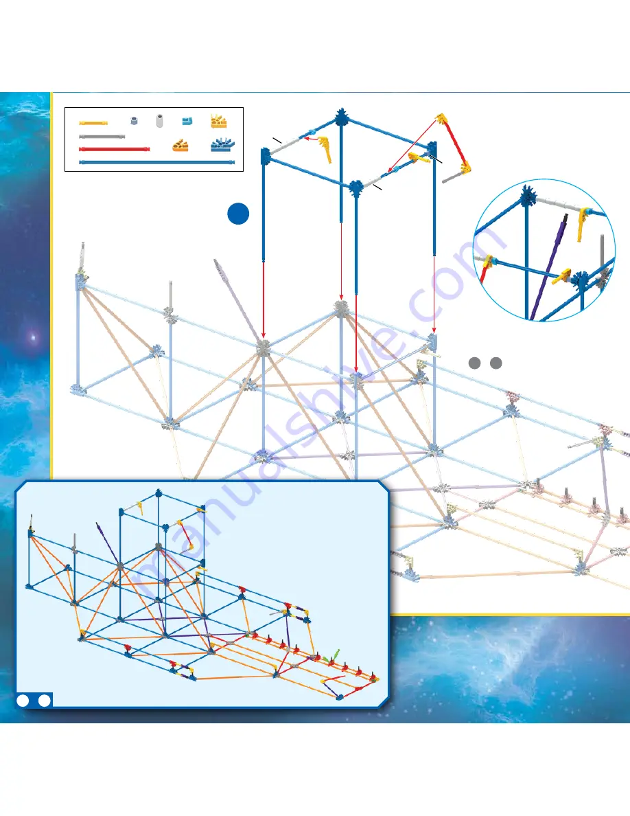 K'Nex INFINITE JOURNEY ROLLER COASTER Manual Download Page 15