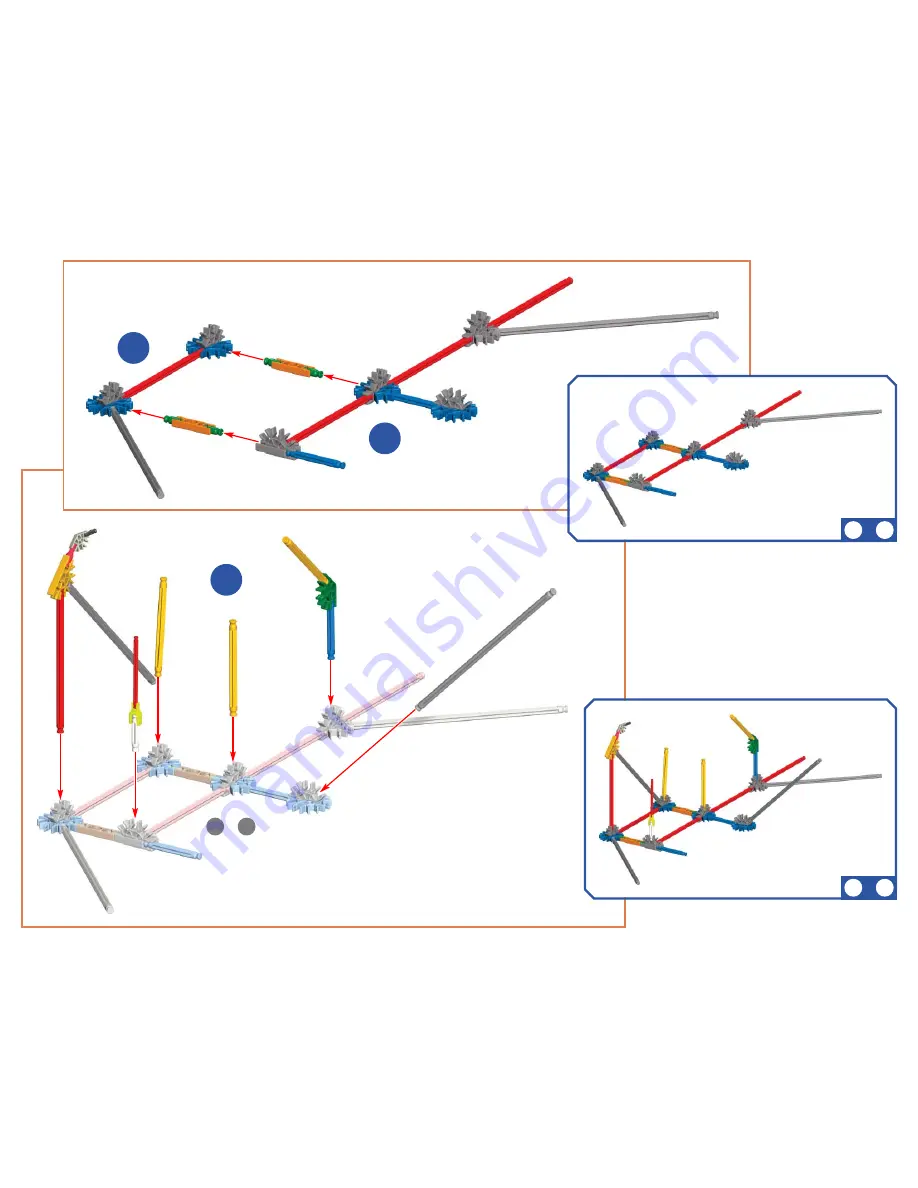 K'Nex Lightning Flash Roller Coaster Скачать руководство пользователя страница 5