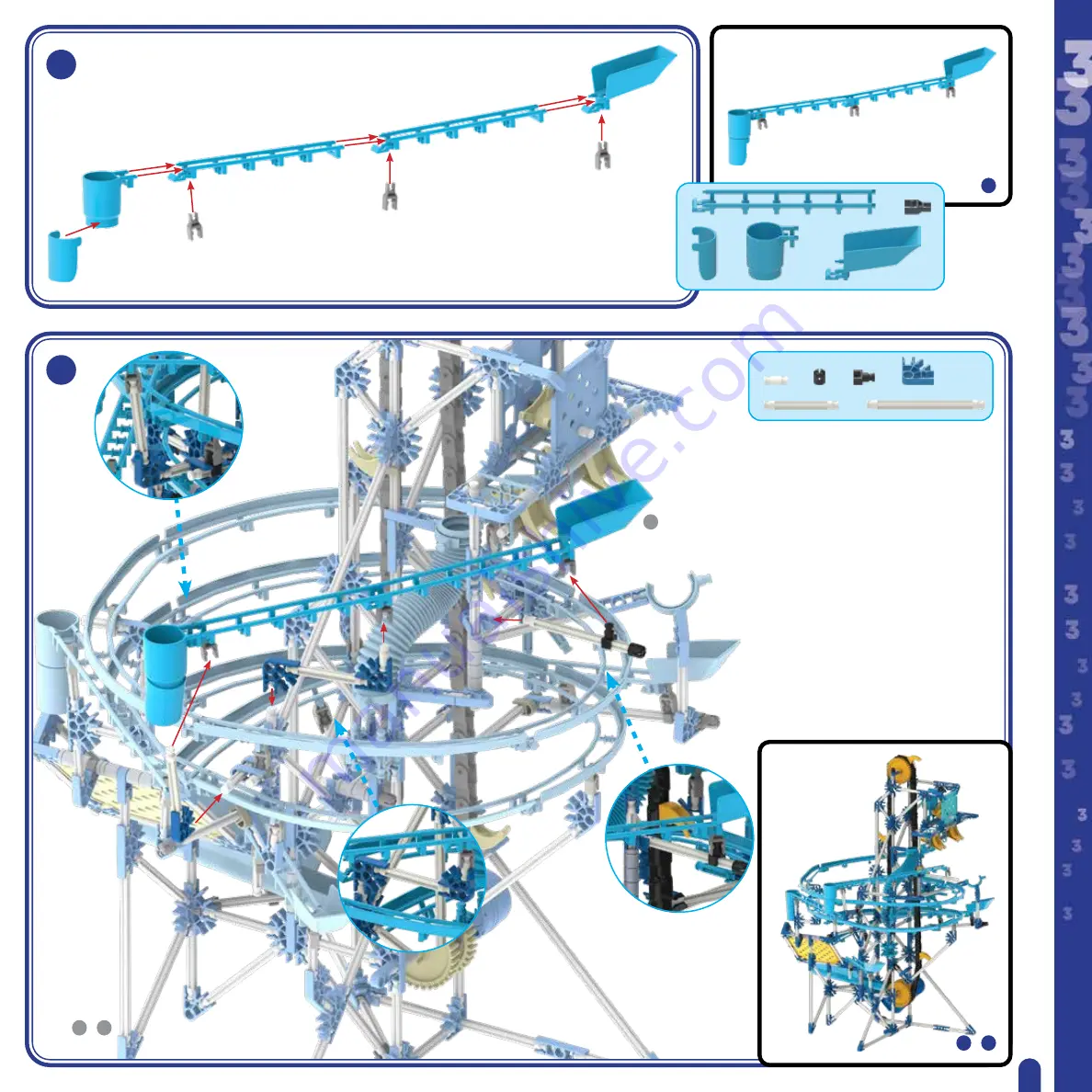 K'Nex MARBLE COASTER RUN Manual Download Page 41