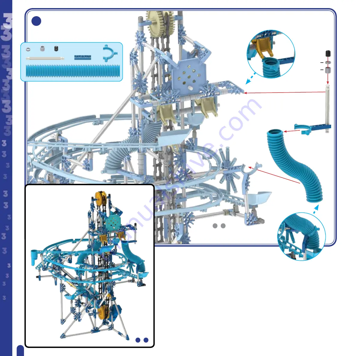 K'Nex MARBLE COASTER RUN Manual Download Page 42