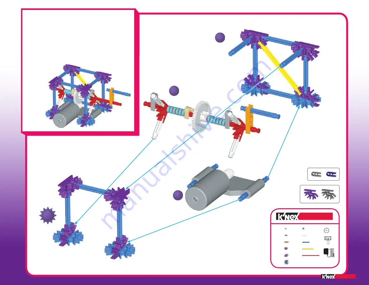 K'Nex Motor Pack Instructions Manual Download Page 11