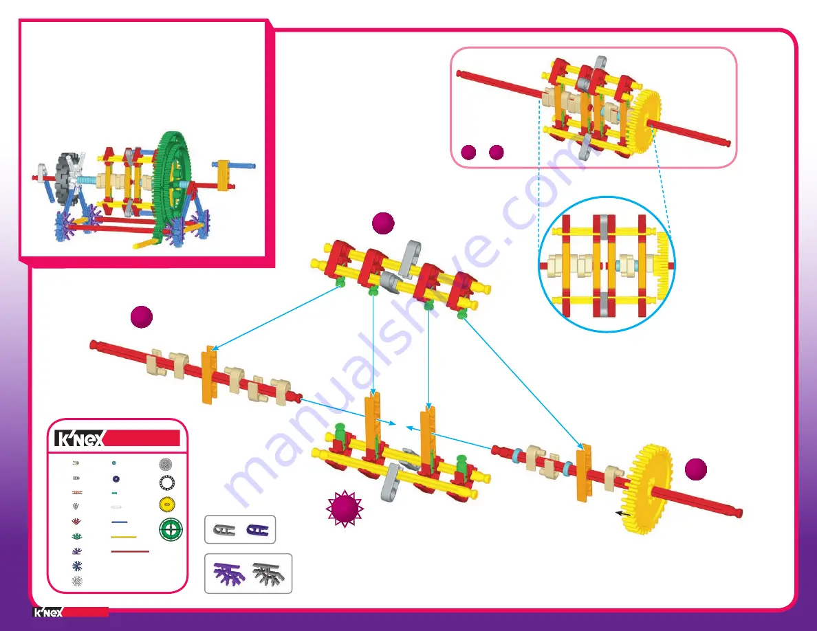 K'Nex Motor Pack Скачать руководство пользователя страница 12