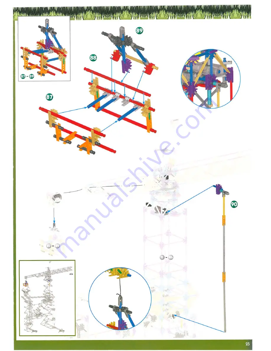 K'Nex Power Tower Crane 63149 Скачать руководство пользователя страница 27