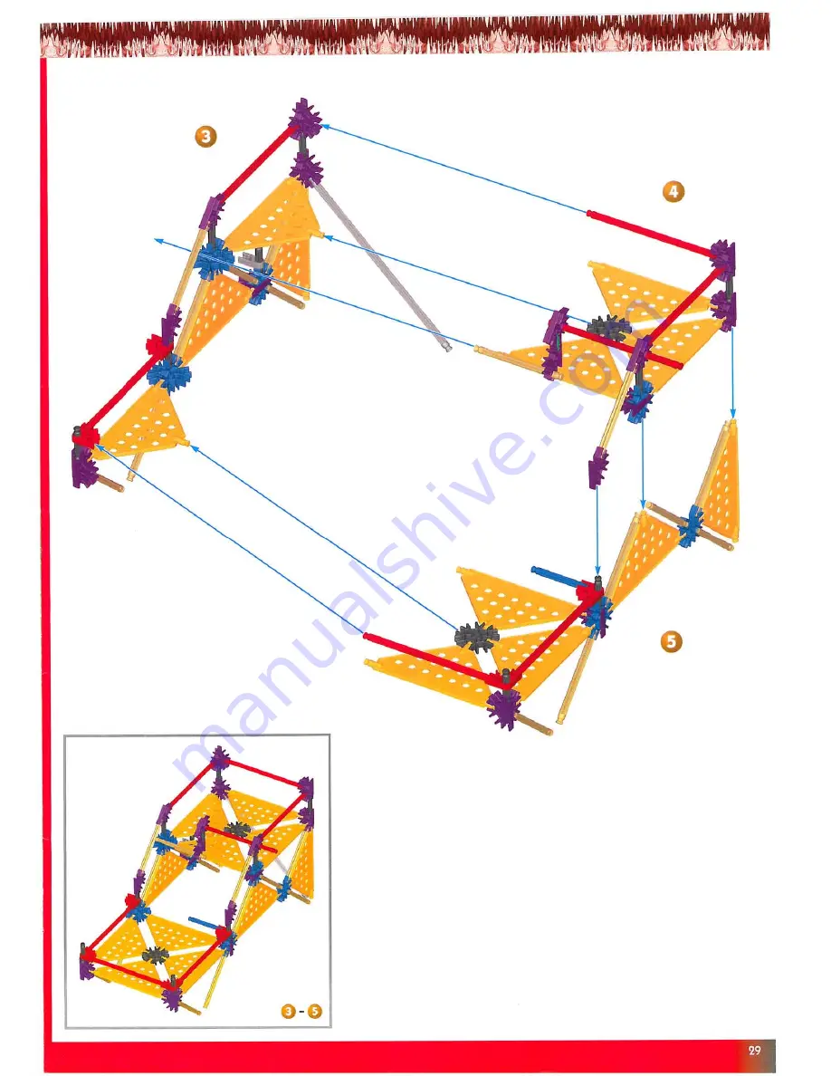 K'Nex Power Tower Crane 63149 Instruction Book Download Page 31