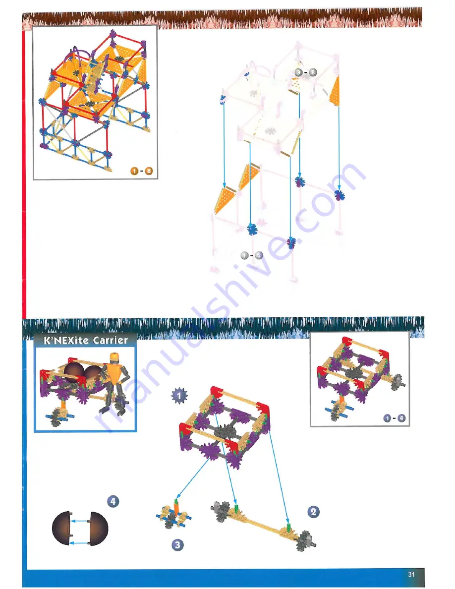 K'Nex Power Tower Crane 63149 Скачать руководство пользователя страница 33