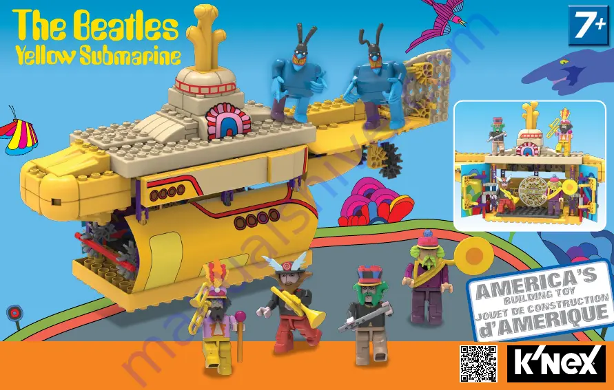 K'Nex The Beatles Yellow Submarine Manual Download Page 1