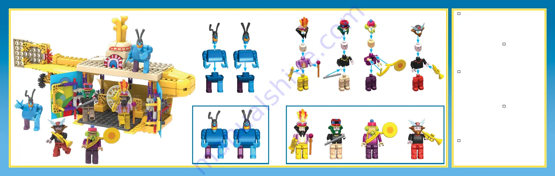 K'Nex The Beatles Yellow Submarine Manual Download Page 8