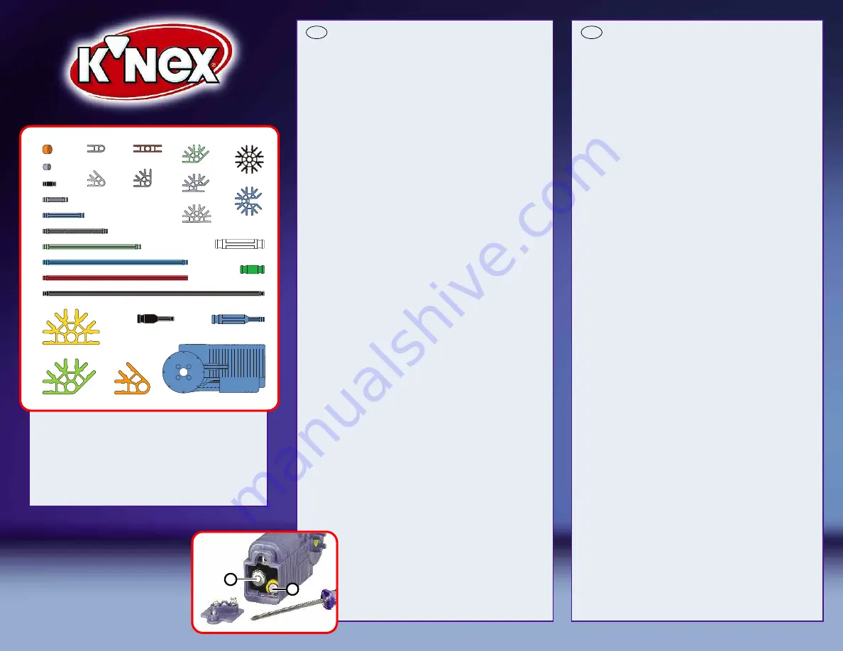 K'Nex Vertical Vengeance Coaster Bonus Ride Instruction Manual Download Page 2