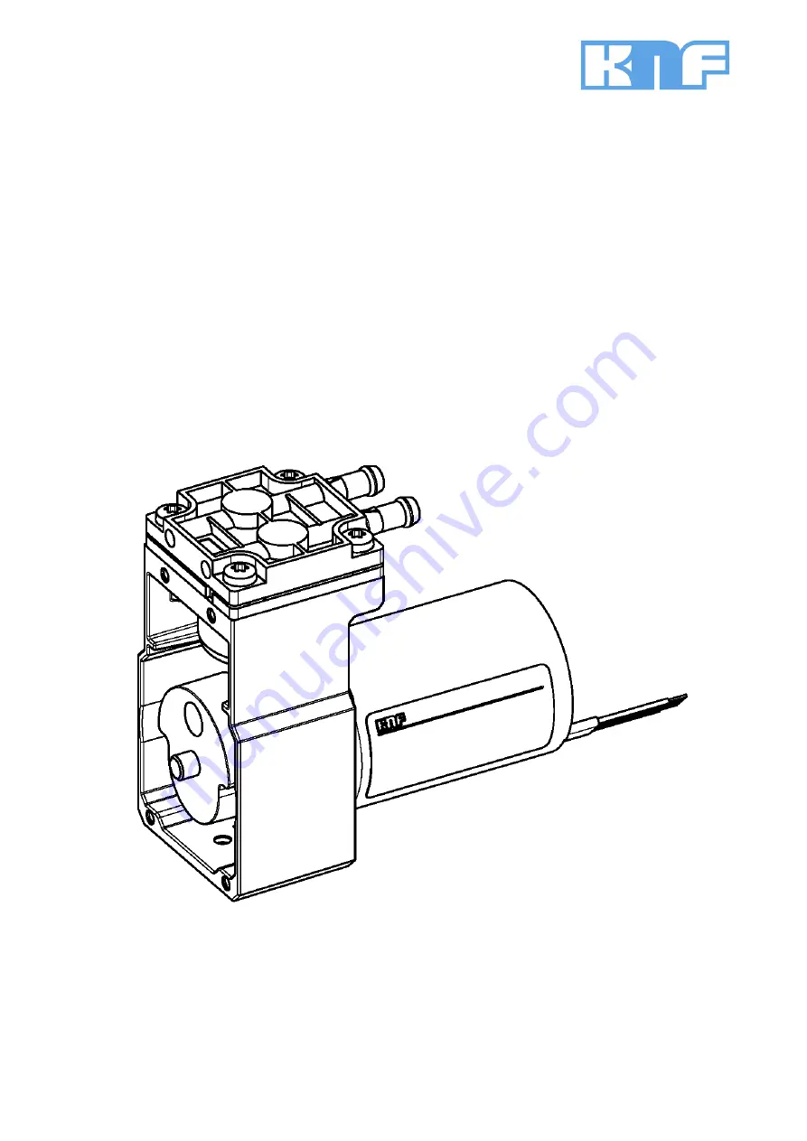 KNF NPK012 Series Скачать руководство пользователя страница 1