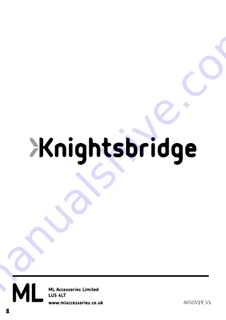 Knightsbridge DC006 Installation & Maintenance Manual Download Page 7