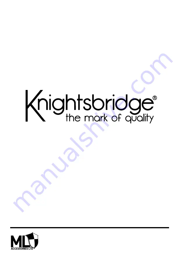 Knightsbridge GUSP Series Installation & Maintenance Manual Download Page 4