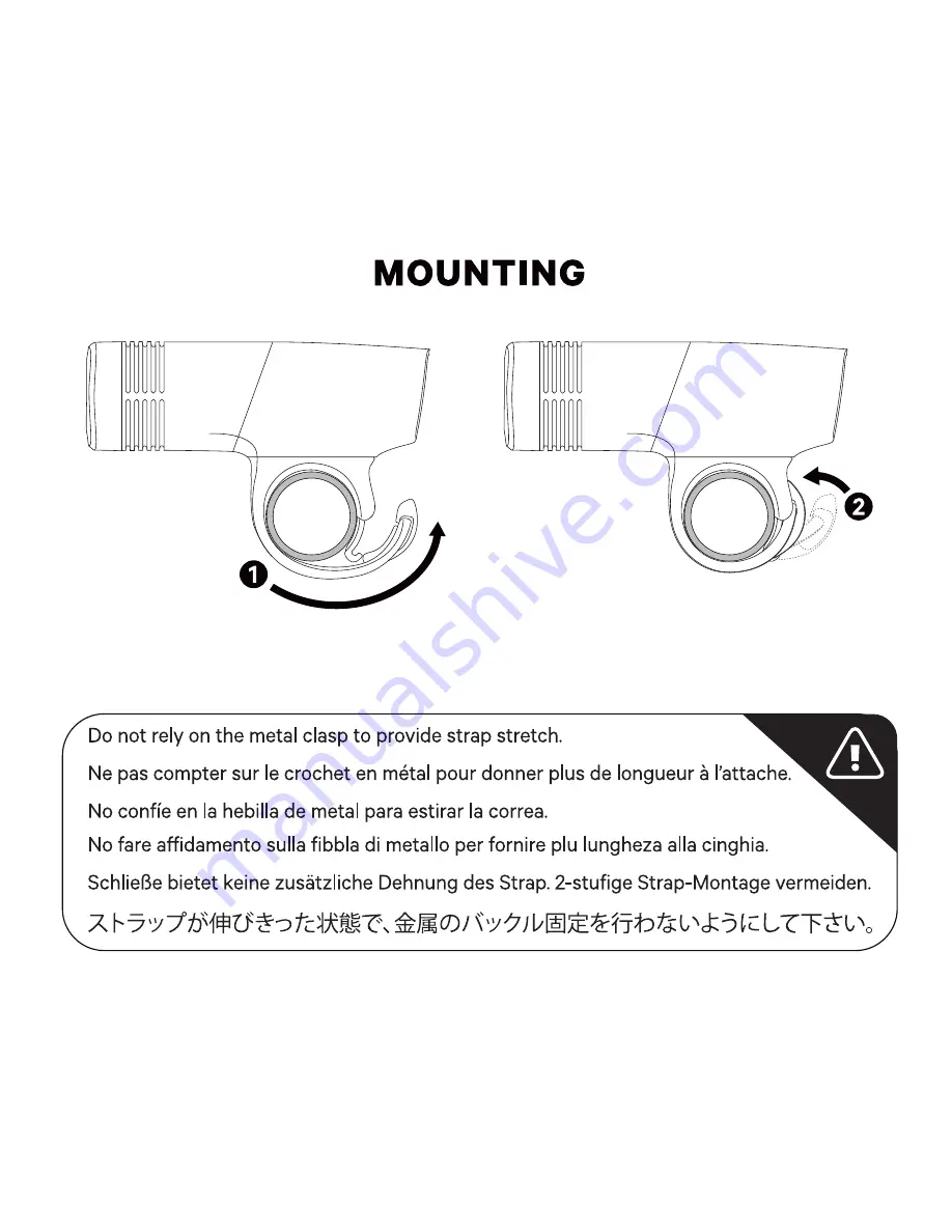 Knog BlinderARC 5.5 Quick Start Manual Download Page 6