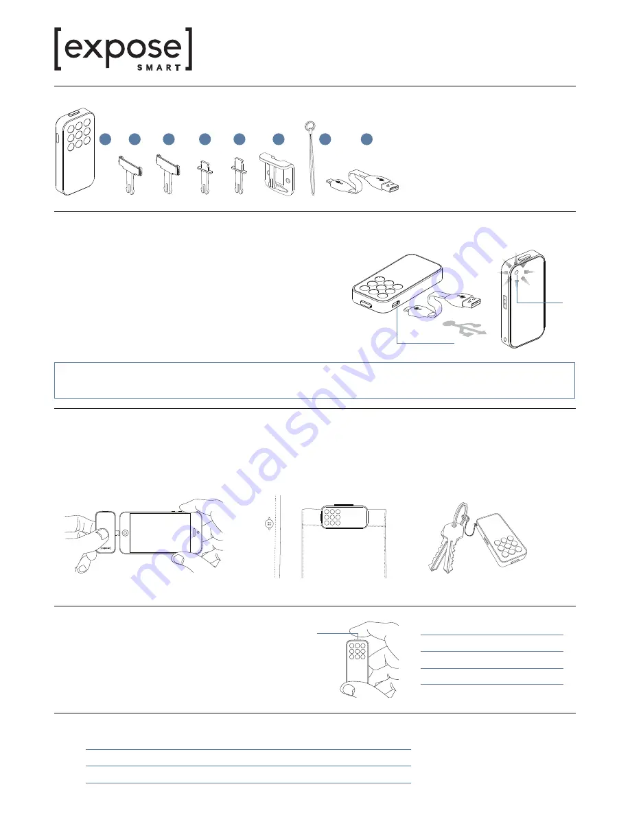 Knog expose smart User Manual Download Page 1