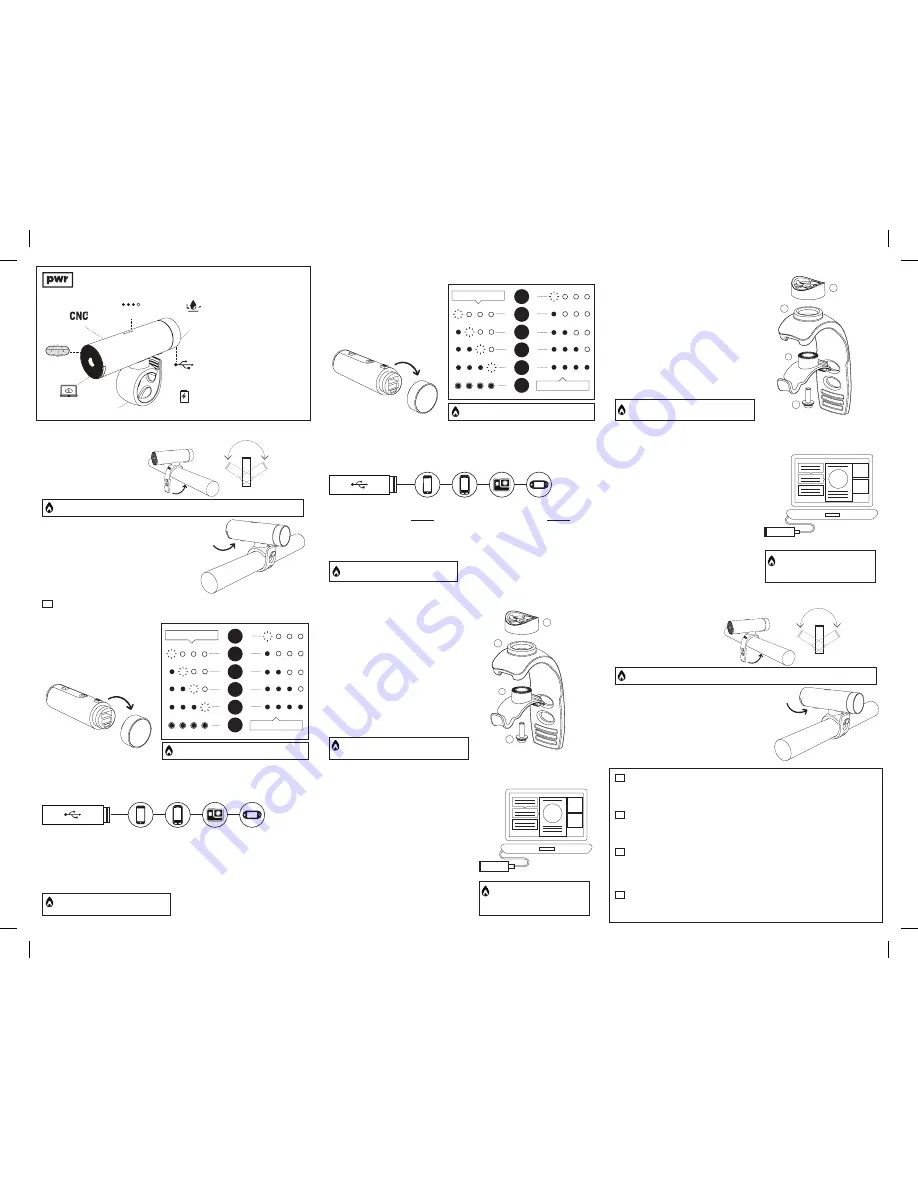 Knog PWR Commuter Quick Start Manual Download Page 1