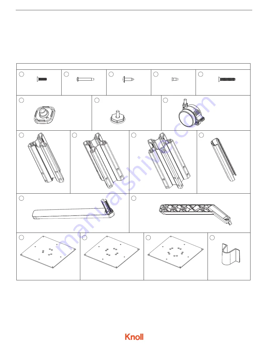 Knoll Islands 6TD00061 Installation Instruction Download Page 1