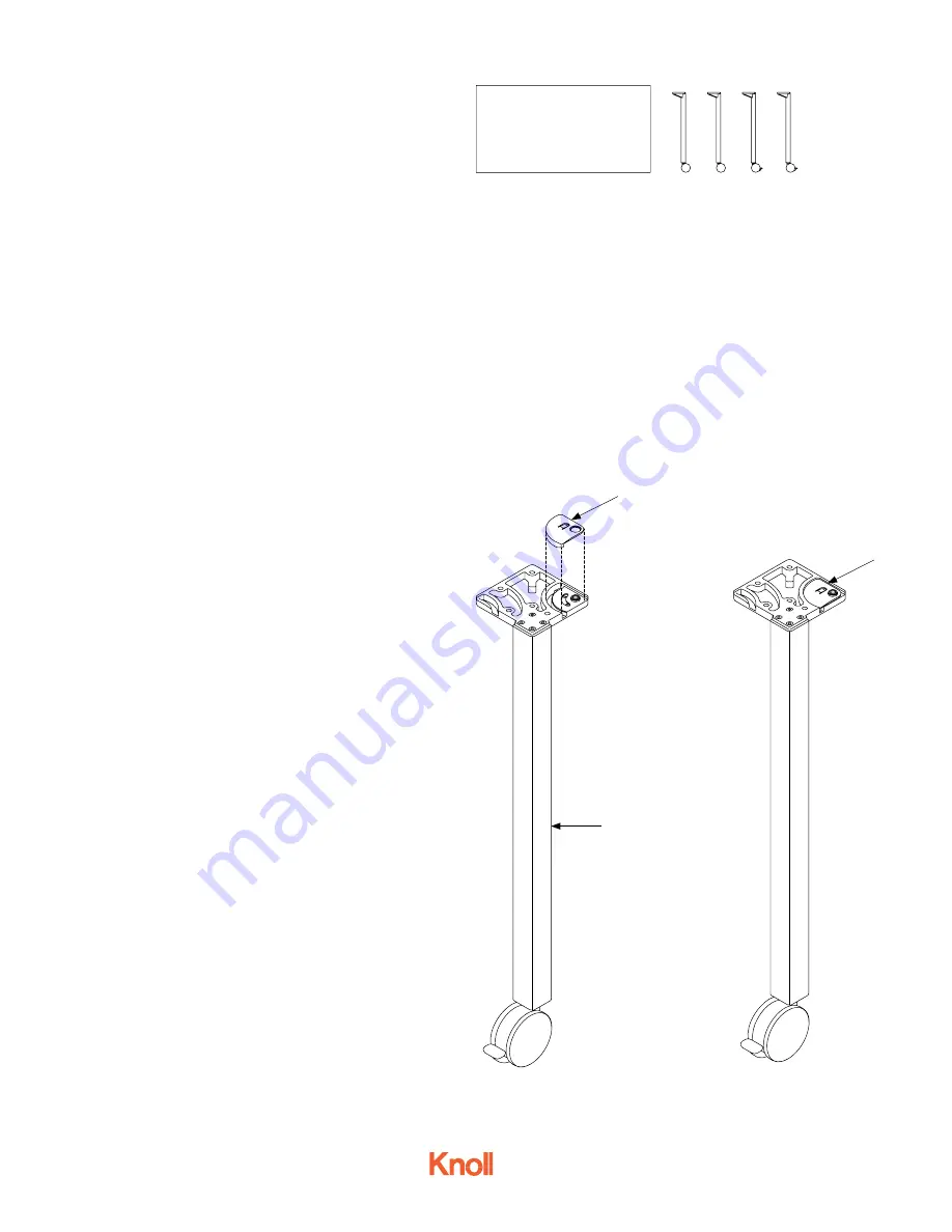 Knoll Pixel KFXW4818 Installation Instructions Download Page 1