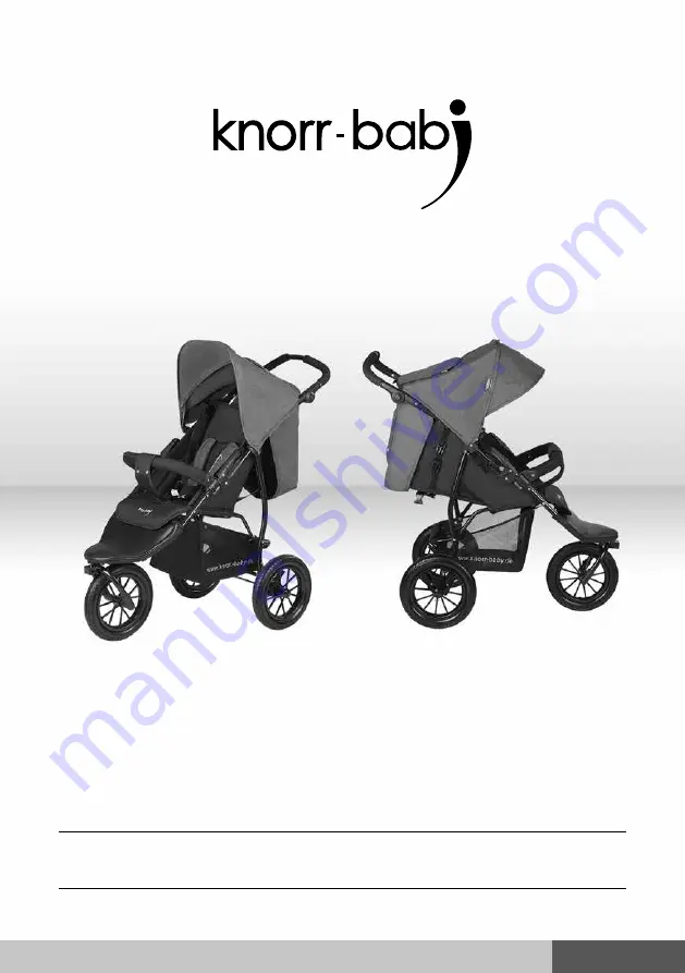 knorr-baby JOGGY S Directions For Use Manual Download Page 1