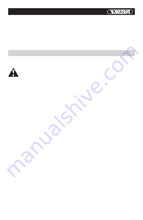 KNOVA KN HG-1500 Manual Download Page 11