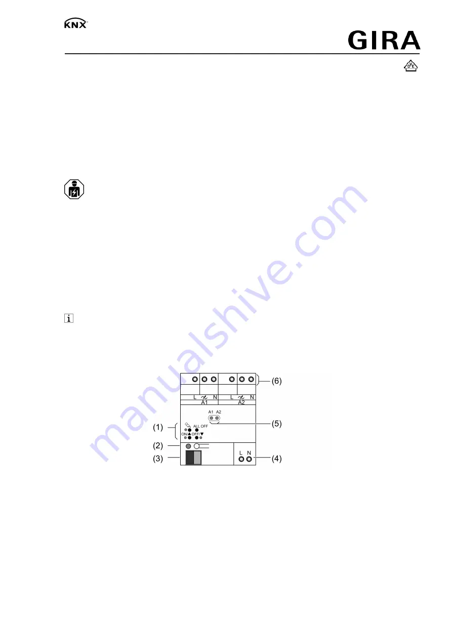 KNX 2171 00 Скачать руководство пользователя страница 1