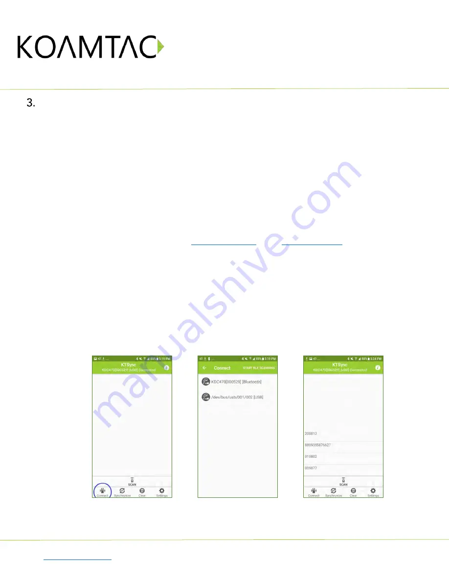 KoamTac KDC280 Quick Manual Download Page 7