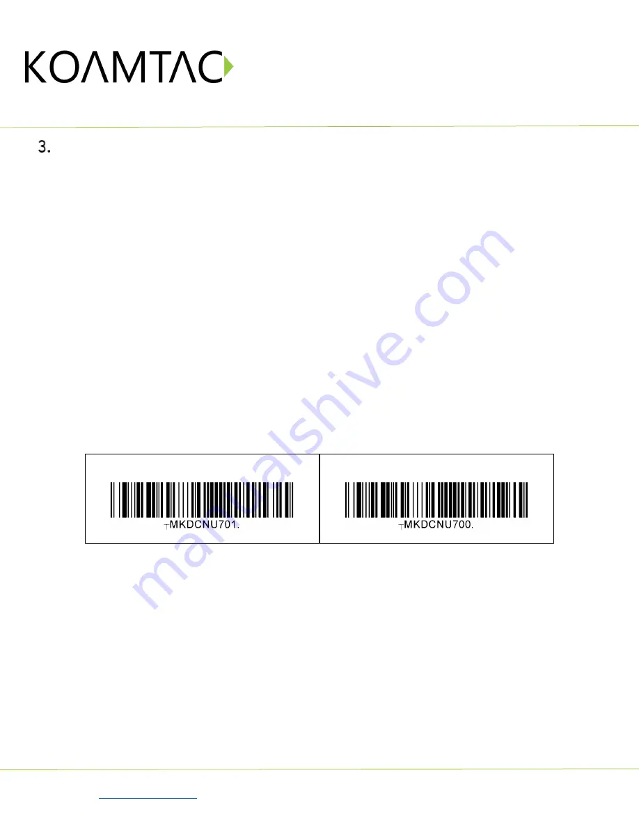 KoamTac KDC470 UHF Quick Manual Download Page 8