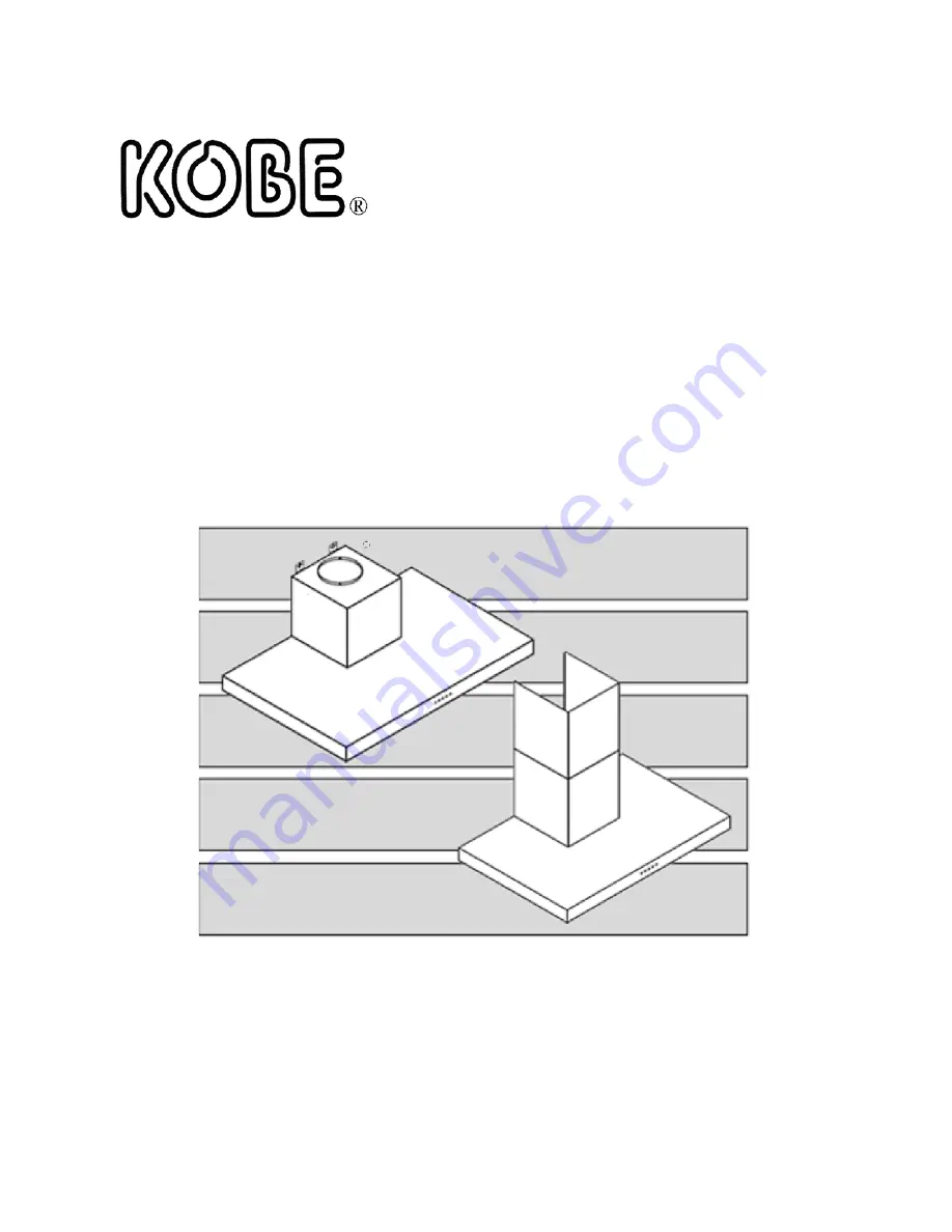 KOBE Brillia RAX21 SQB-2 Series Installation Instructions And Operation Manual Download Page 1