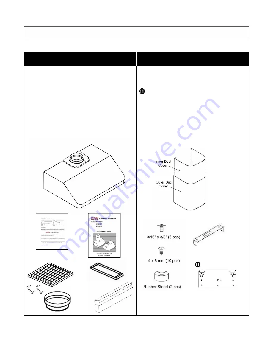 KOBE CH-191 Installation Instructions And Operation Manual Download Page 5