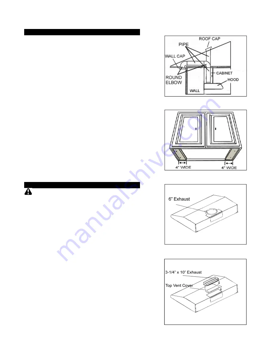 KOBE CH2230SQB-1 Installation Instructions And Operation Manual Download Page 10