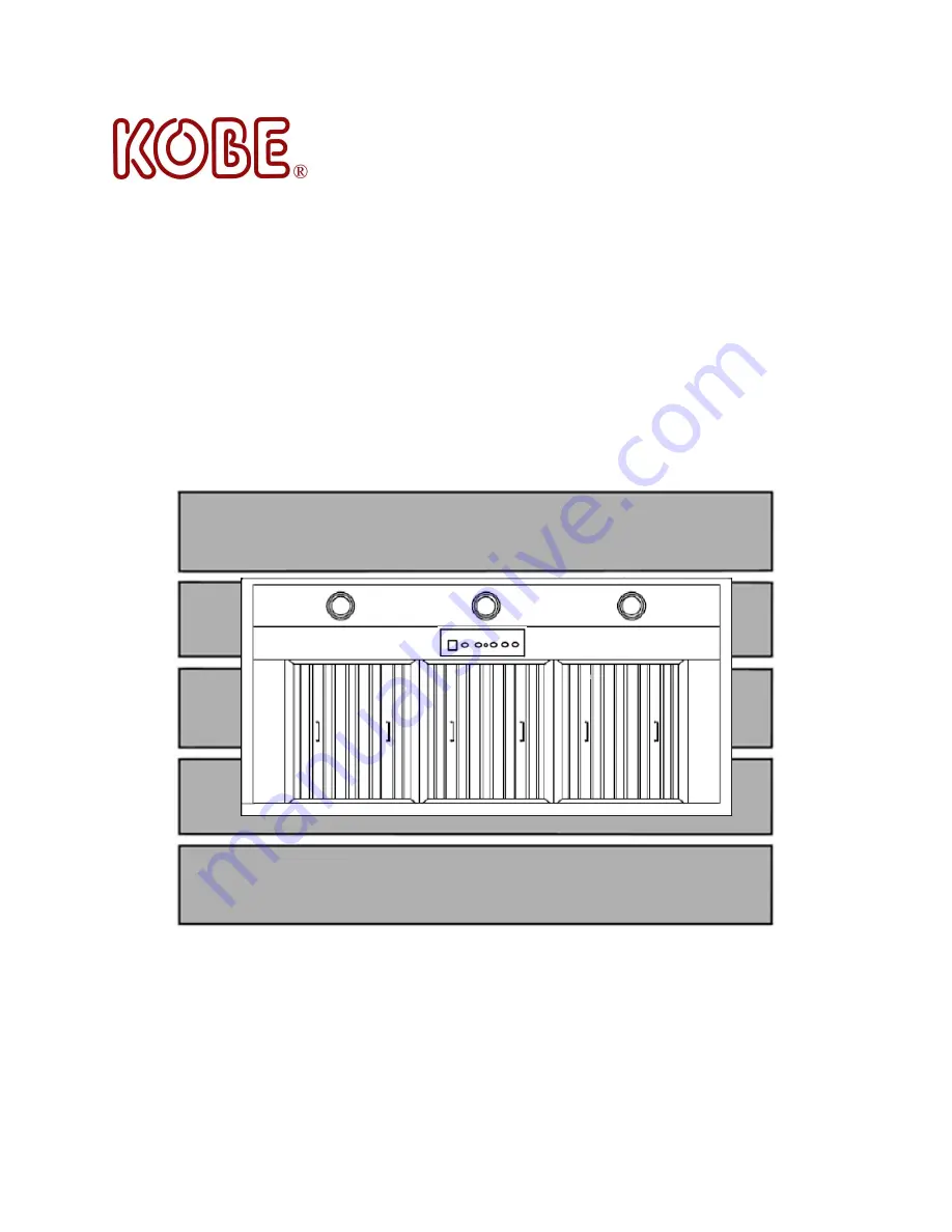 KOBE Deluxe IN2636SQB-1100-5A Installation Instructions And Operation Manual Download Page 1