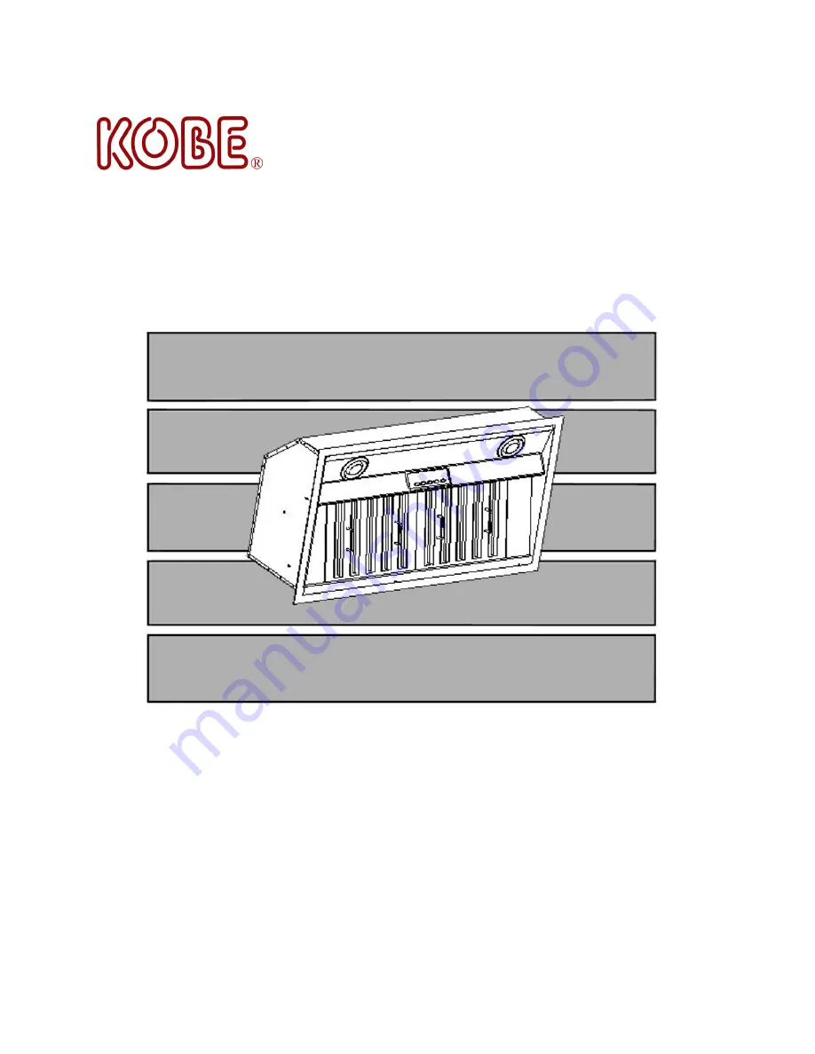 KOBE IN-026 SERIES Installation Instructions And Operation Manual Download Page 1