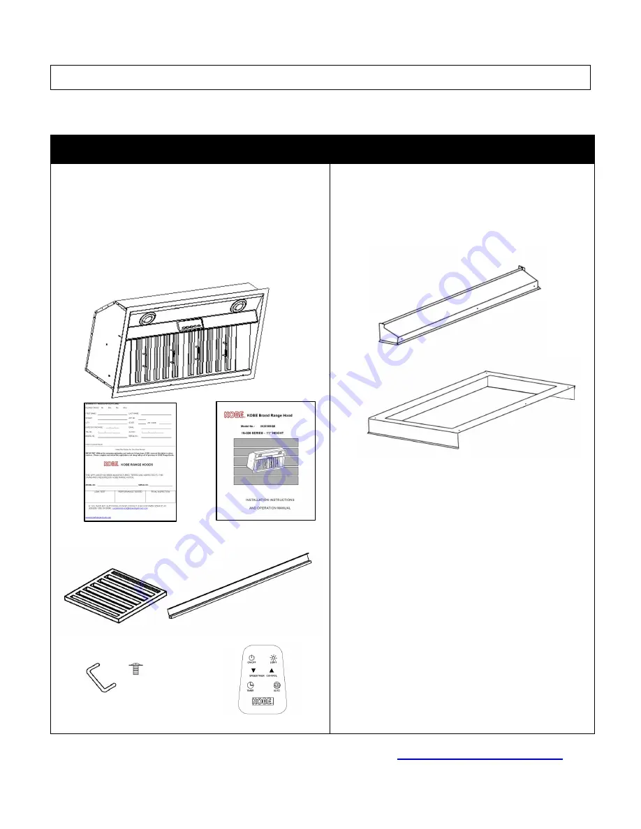 KOBE IN-026 SERIES Installation Instructions And Operation Manual Download Page 5