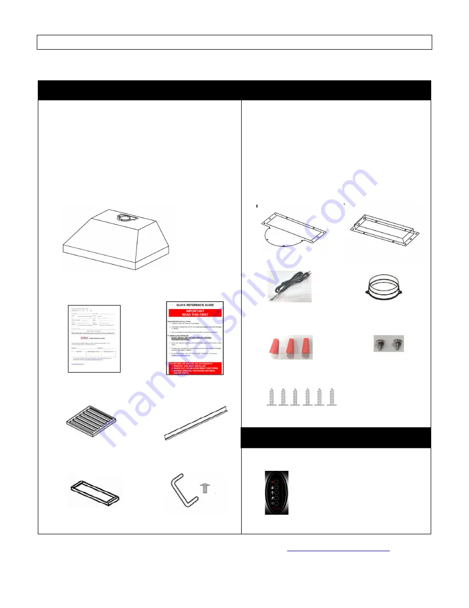 KOBE IN2630SQB-700-2 Installation Instructions And Operation Manual Download Page 6