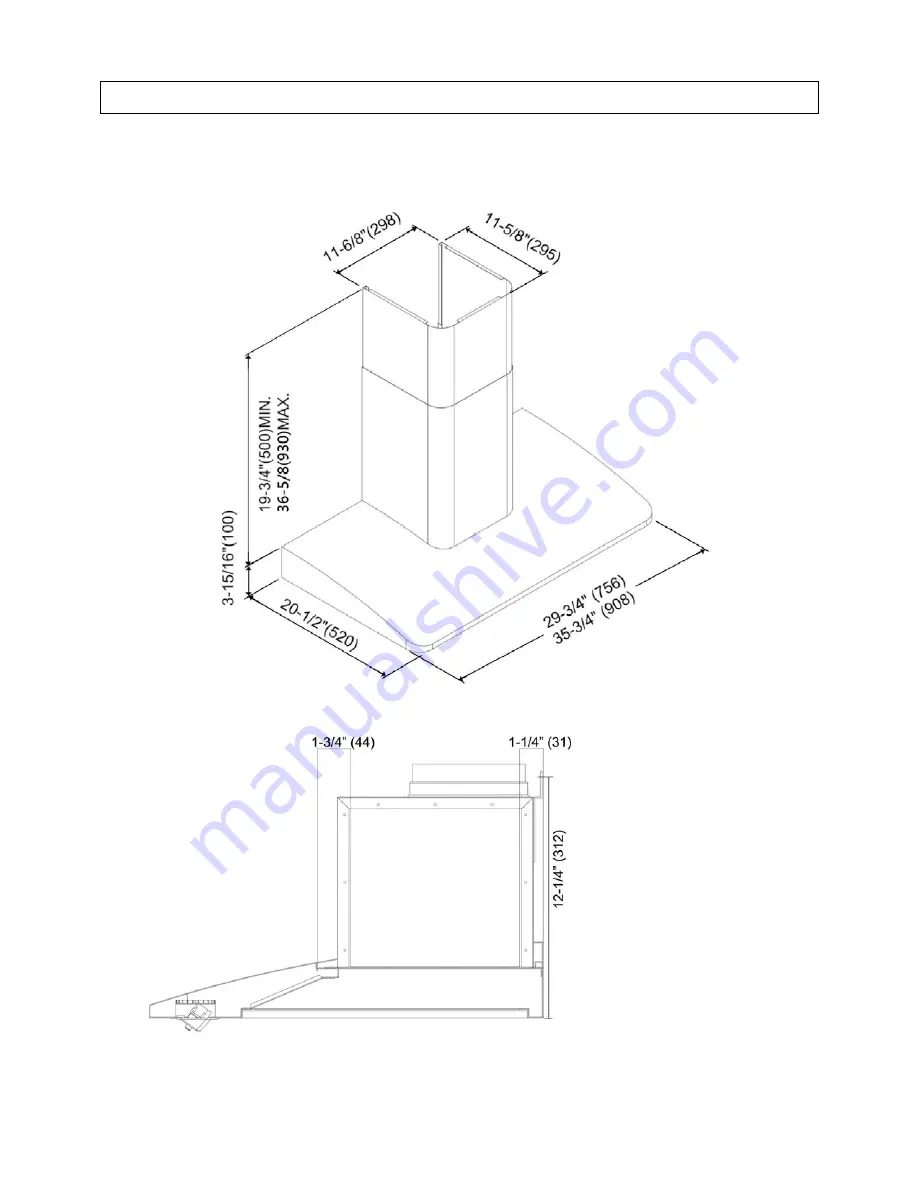 KOBE RA2230SQF Installation Instructions And Operation Manual Download Page 54