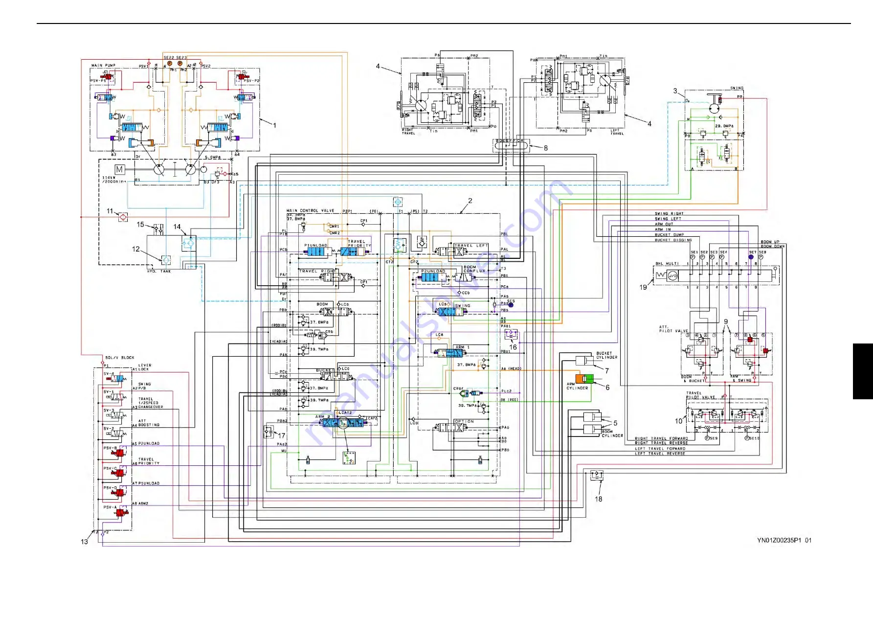 Kobelco SK210LC-9 Shop Manual Download Page 106